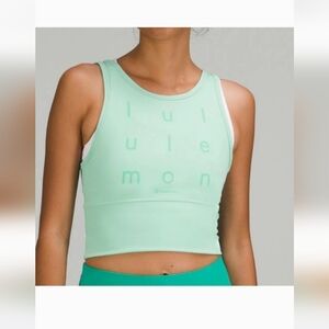 lululemon athletica Mint Green Crop Top